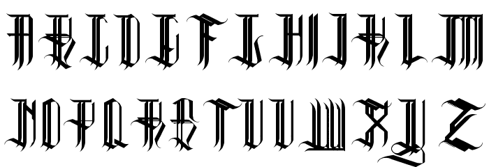 REVERENT REG Font LOWERCASE