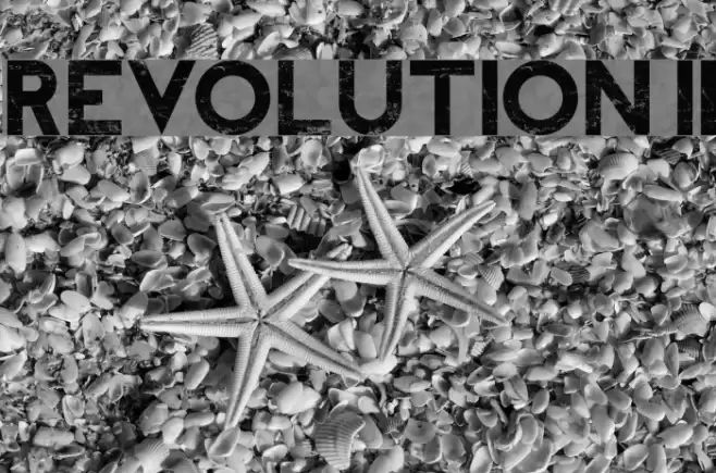 REVOLUTION II Font examples