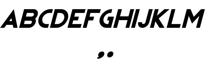 REVOLUTION Italic フォント その他の文字