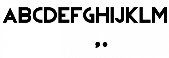 REVOLUTION Font OTHER CHARS