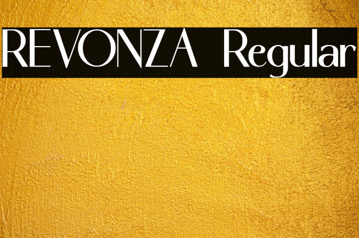 REVONZA Regular Example 2