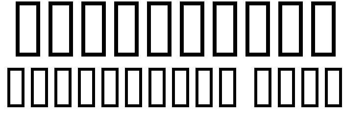 REconstructDing-Regular Font Alte caractere