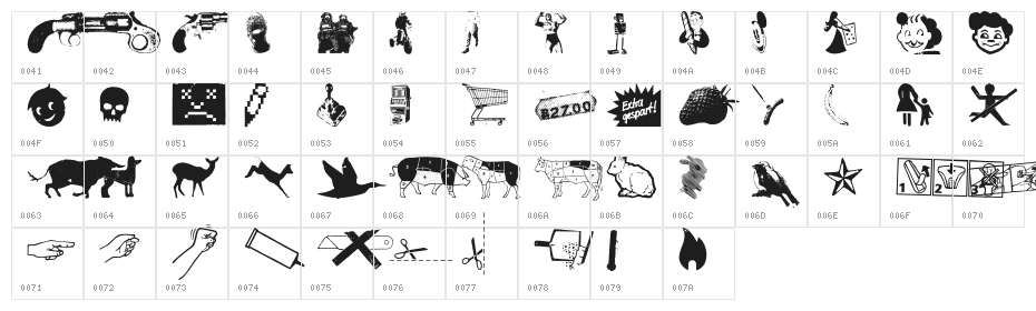 REconstructDing-Regular Character Map