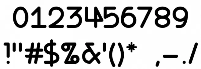 REdevance Script Font OTHER CHARS