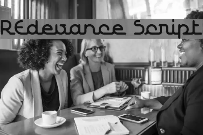 REdevance Script Font examples