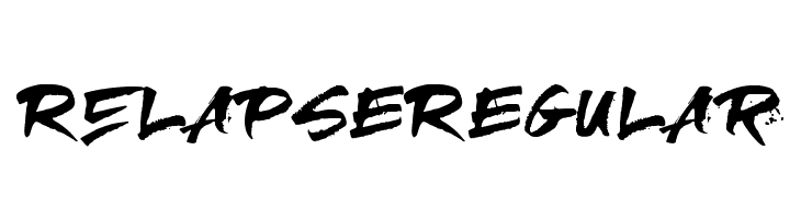 RElapse Regular  Fuentes Gratis Descargar