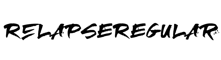 RElapse Regular  Free Fonts Download