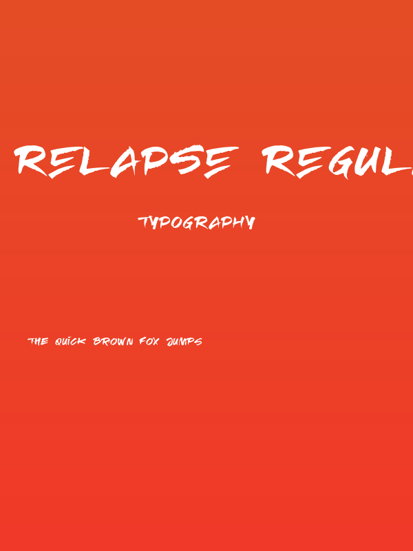 RElapse Regular Poster