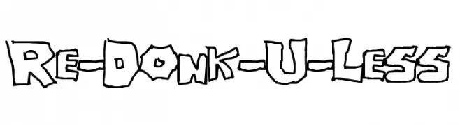 Re-Donk-U-Less  font caratteri gratis