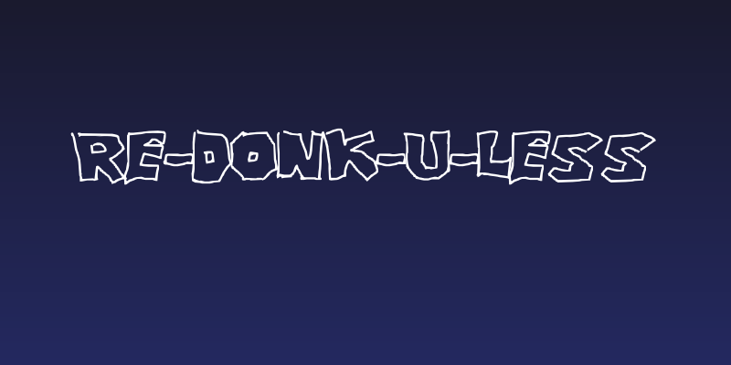 Re-Donk-U-Less Social Header