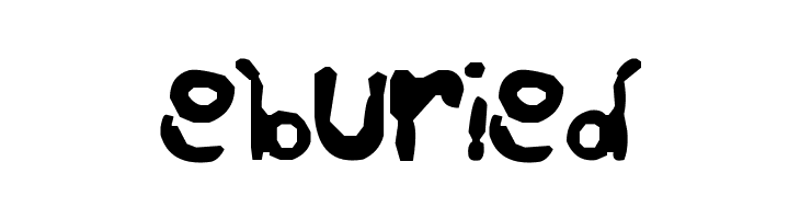 Re-buried  Free Fonts Download