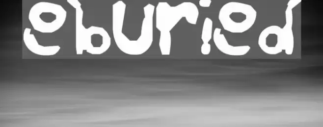 Re-buried Font examples