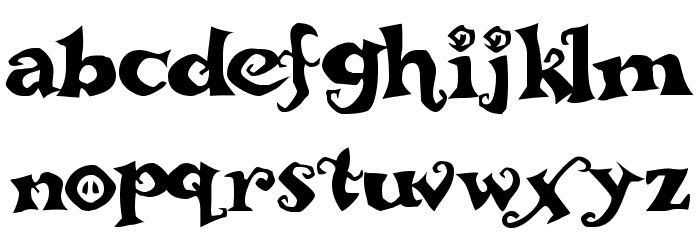 ReBucked Font LOWERCASE