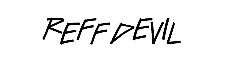ReFf dEvIl  لخطوط تنزيل