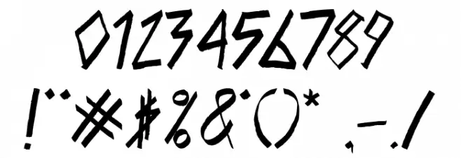 ReFf dEvIl Font OTHER CHARS