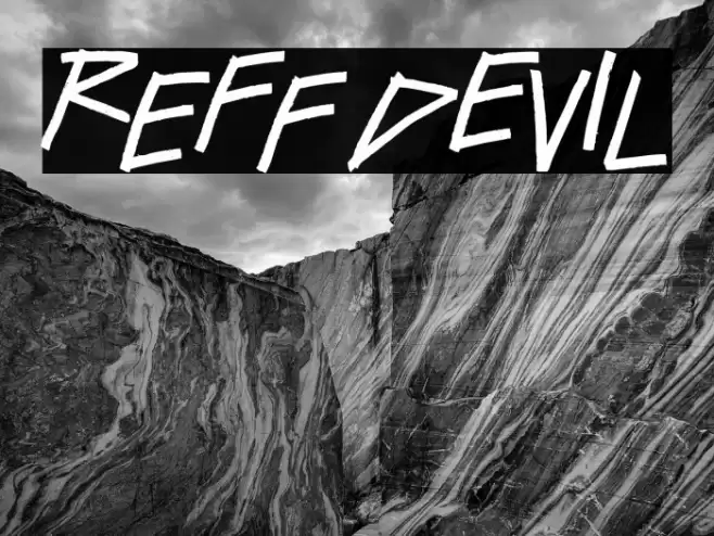 ReFf dEvIl Font examples