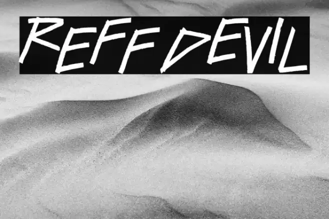ReFf dEvIl Font examples