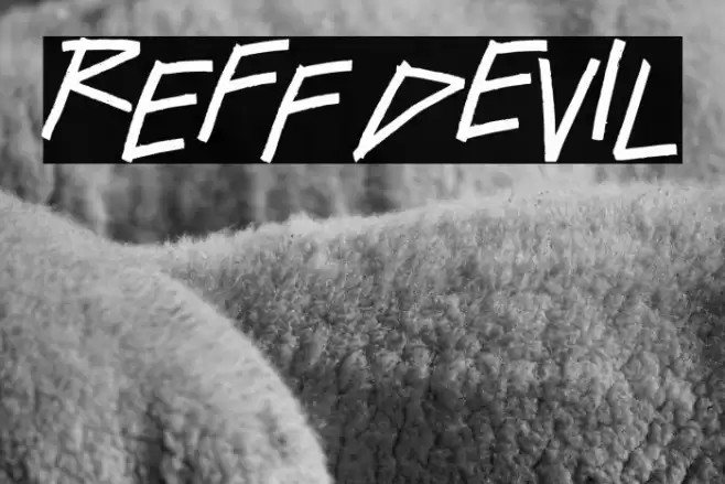 ReFf dEvIl Font examples