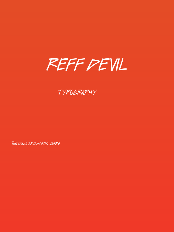 ReFf dEvIl Poster