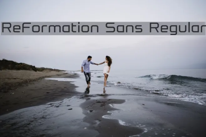 ReFormation Sans Regular Example 3