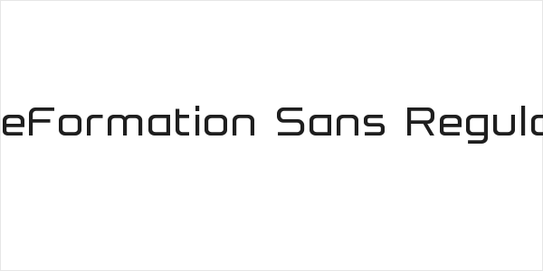 ReFormation Sans Regular Logo