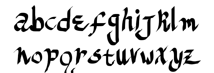 ReGifter Bold Font LOWERCASE