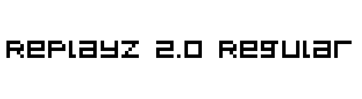 RePlayz 2.0 Regular  Descarca Fonturi Gratis