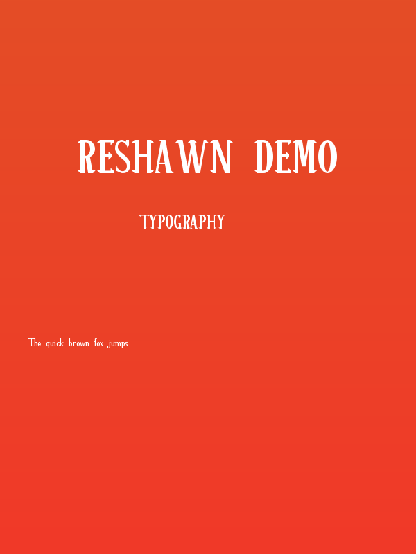 ReSHAWN Demo Poster