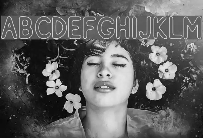 ReSiple BoldOutline Caratteri examples