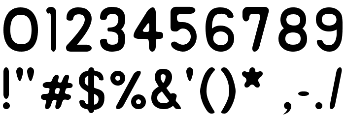ReSiple Rounded Font OTHER CHARS