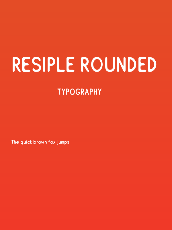 ReSiple Rounded Poster