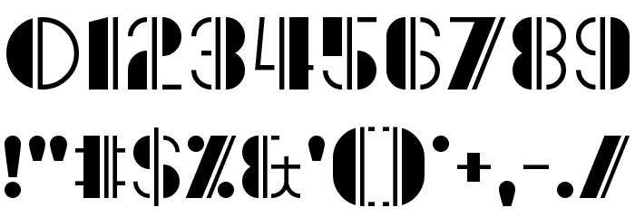 Reach the End Font OTHER CHARS