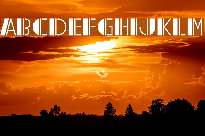 Reach the End Font examples