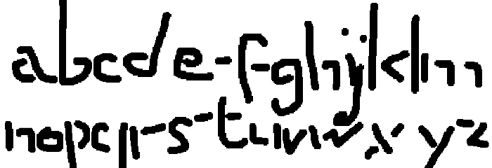 Reach Font LOWERCASE