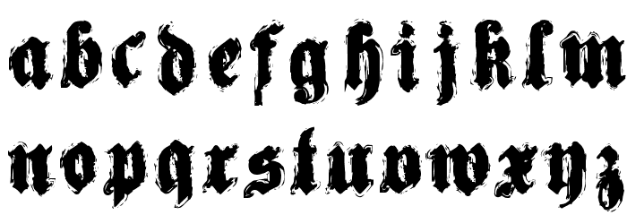 Reaching for Heaven Font LOWERCASE