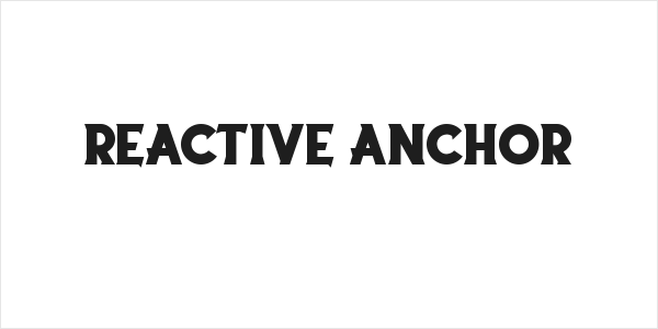 Reactive Anchor Logo