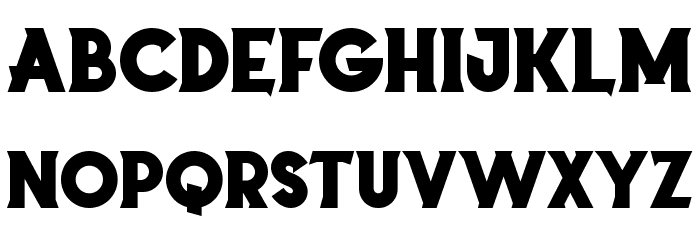 Reactive Anchor Font LOWERCASE