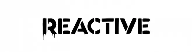 Reactive  フリーフォントのダウンロード