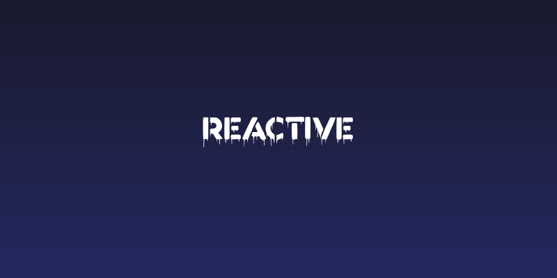 Reactive Social Header