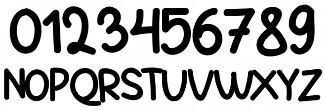 ReactivoFree Font OTHER CHARS