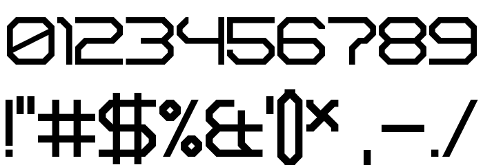 Reactor Sans Regular Font OTHER CHARS