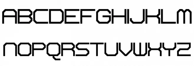 Reactor Sans Regular Schriftart Groß