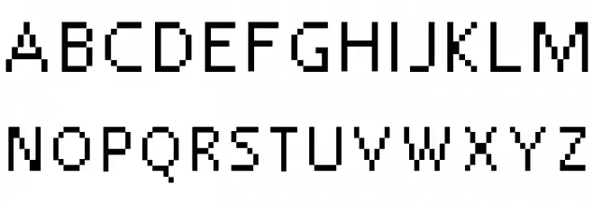 Reactor7 フォント 大文字