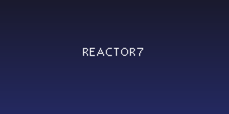 Reactor7 Social Header