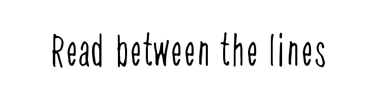 Read between the lines  les polices de caractères gratuit tlcharger