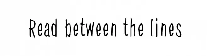 Read between the lines  免费字体下载