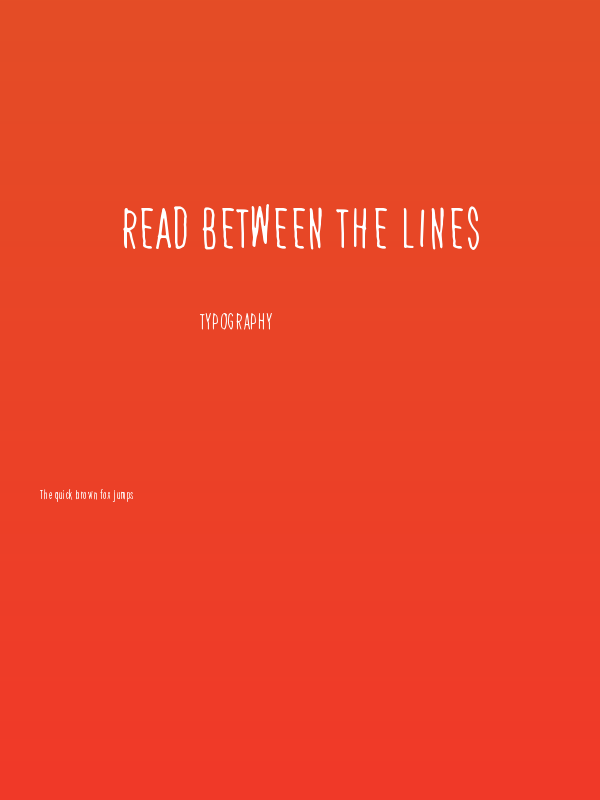 Read between the lines Poster