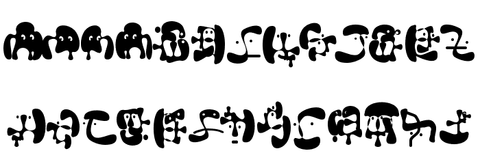 ReadItOrDada Font LOWERCASE