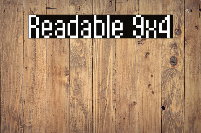 Readable 9x4 Example 1