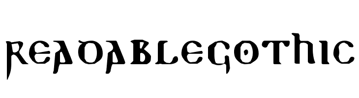ReadableGothic  フリーフォントのダウンロード